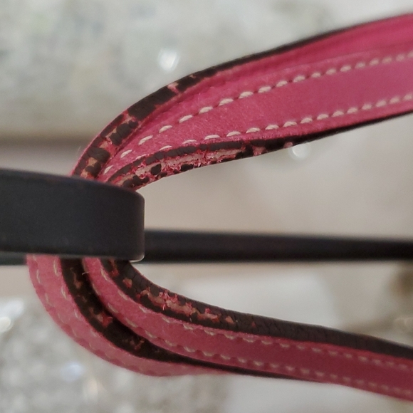 💕 COACH Pink Floral Handbag & Mini Skinny Wallet 💕 - Picture 10 of 17